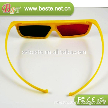 BIG frame plastic anaglyph 3d glasses dlp projector